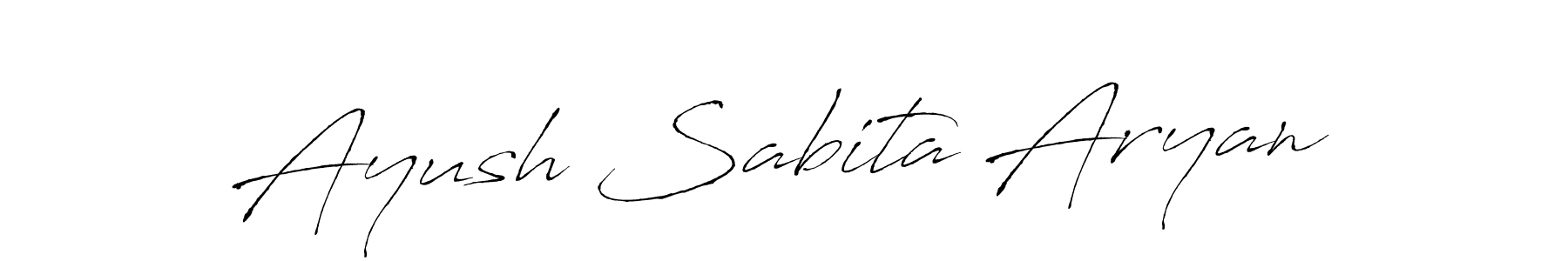 You can use this online signature creator to create a handwritten signature for the name Ayush Sabita Aryan. This is the best online autograph maker. Ayush Sabita Aryan signature style 6 images and pictures png