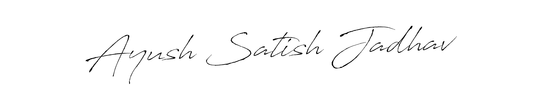 Also You can easily find your signature by using the search form. We will create Ayush Satish Jadhav name handwritten signature images for you free of cost using Antro_Vectra sign style. Ayush Satish Jadhav signature style 6 images and pictures png