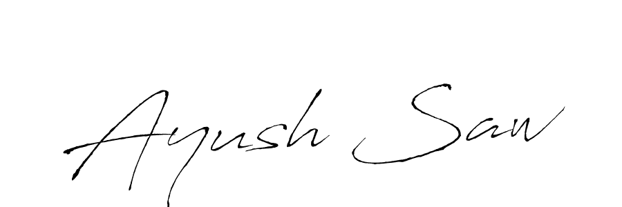 This is the best signature style for the Ayush Saw name. Also you like these signature font (Antro_Vectra). Mix name signature. Ayush Saw signature style 6 images and pictures png