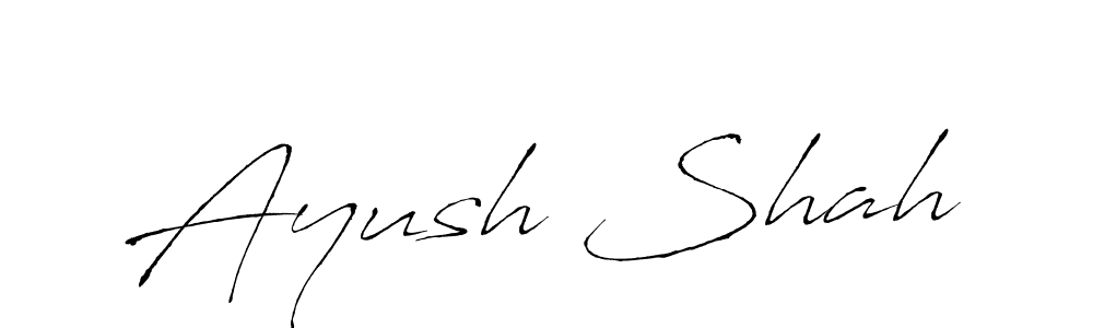 Use a signature maker to create a handwritten signature online. With this signature software, you can design (Antro_Vectra) your own signature for name Ayush Shah. Ayush Shah signature style 6 images and pictures png