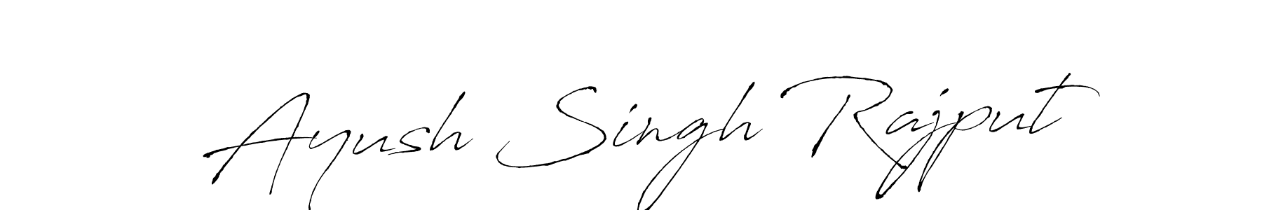 It looks lik you need a new signature style for name Ayush Singh Rajput. Design unique handwritten (Antro_Vectra) signature with our free signature maker in just a few clicks. Ayush Singh Rajput signature style 6 images and pictures png