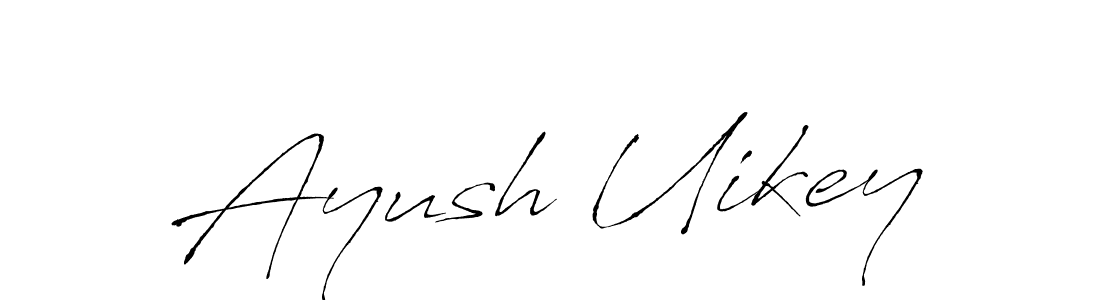 You can use this online signature creator to create a handwritten signature for the name Ayush Uikey. This is the best online autograph maker. Ayush Uikey signature style 6 images and pictures png