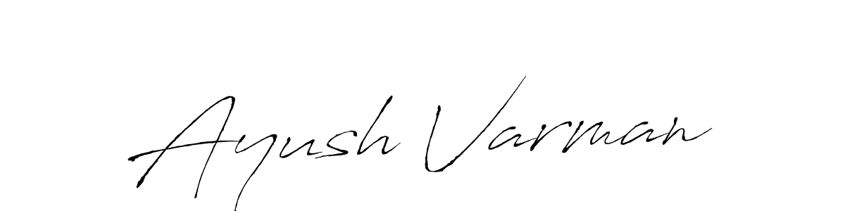 Use a signature maker to create a handwritten signature online. With this signature software, you can design (Antro_Vectra) your own signature for name Ayush Varman. Ayush Varman signature style 6 images and pictures png