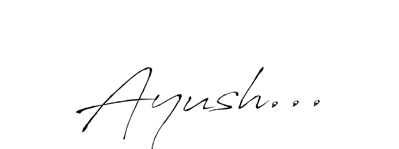 Make a short Ayush... signature style. Manage your documents anywhere anytime using Antro_Vectra. Create and add eSignatures, submit forms, share and send files easily. Ayush... signature style 6 images and pictures png