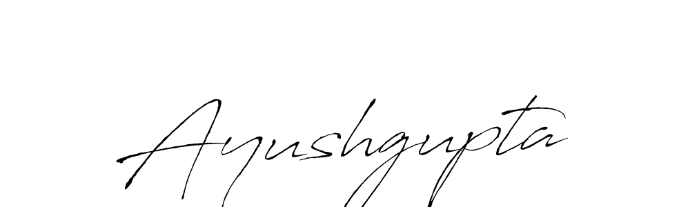 Create a beautiful signature design for name Ayushgupta. With this signature (Antro_Vectra) fonts, you can make a handwritten signature for free. Ayushgupta signature style 6 images and pictures png