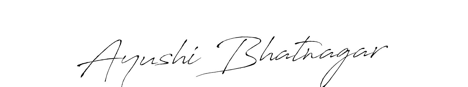 The best way (Antro_Vectra) to make a short signature is to pick only two or three words in your name. The name Ayushi Bhatnagar include a total of six letters. For converting this name. Ayushi Bhatnagar signature style 6 images and pictures png