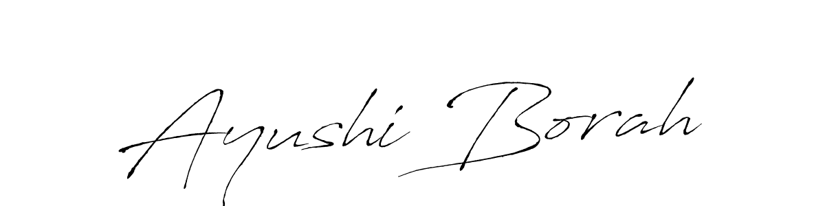 Use a signature maker to create a handwritten signature online. With this signature software, you can design (Antro_Vectra) your own signature for name Ayushi Borah. Ayushi Borah signature style 6 images and pictures png