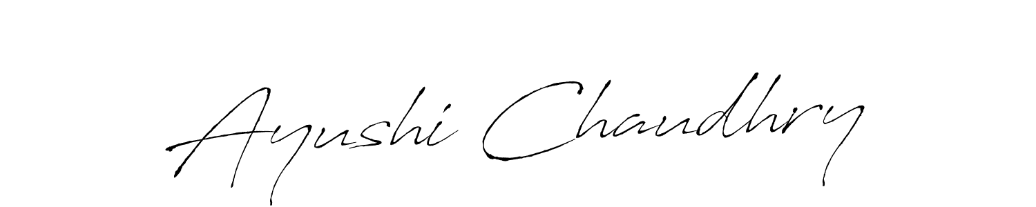 This is the best signature style for the Ayushi Chaudhry name. Also you like these signature font (Antro_Vectra). Mix name signature. Ayushi Chaudhry signature style 6 images and pictures png