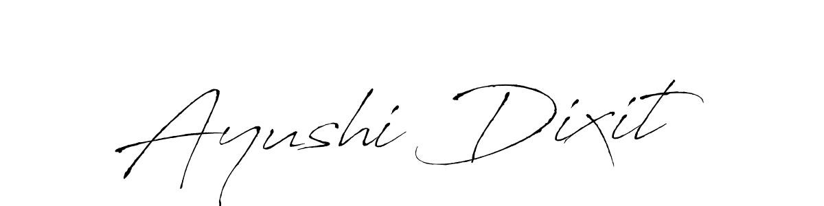Also You can easily find your signature by using the search form. We will create Ayushi Dixit name handwritten signature images for you free of cost using Antro_Vectra sign style. Ayushi Dixit signature style 6 images and pictures png