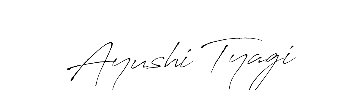 Similarly Antro_Vectra is the best handwritten signature design. Signature creator online .You can use it as an online autograph creator for name Ayushi Tyagi. Ayushi Tyagi signature style 6 images and pictures png