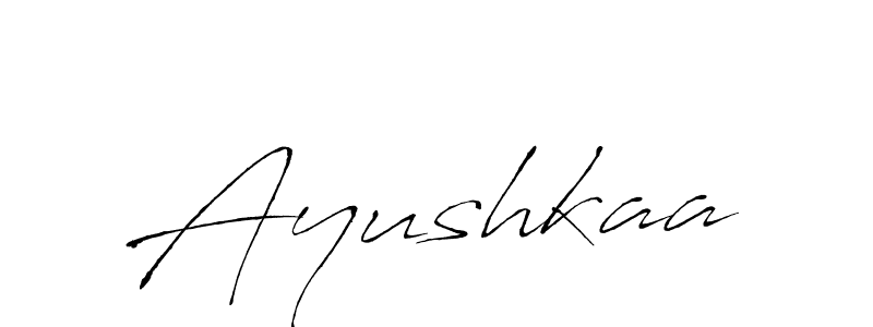 if you are searching for the best signature style for your name Ayushkaa. so please give up your signature search. here we have designed multiple signature styles  using Antro_Vectra. Ayushkaa signature style 6 images and pictures png