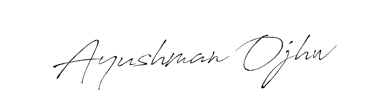 Ayushman Ojhw stylish signature style. Best Handwritten Sign (Antro_Vectra) for my name. Handwritten Signature Collection Ideas for my name Ayushman Ojhw. Ayushman Ojhw signature style 6 images and pictures png