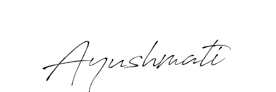 Design your own signature with our free online signature maker. With this signature software, you can create a handwritten (Antro_Vectra) signature for name Ayushmati. Ayushmati signature style 6 images and pictures png