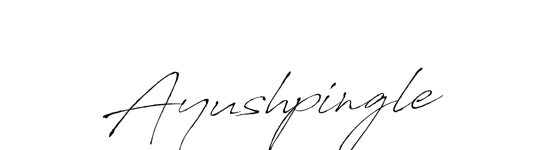 Use a signature maker to create a handwritten signature online. With this signature software, you can design (Antro_Vectra) your own signature for name Ayushpingle. Ayushpingle signature style 6 images and pictures png