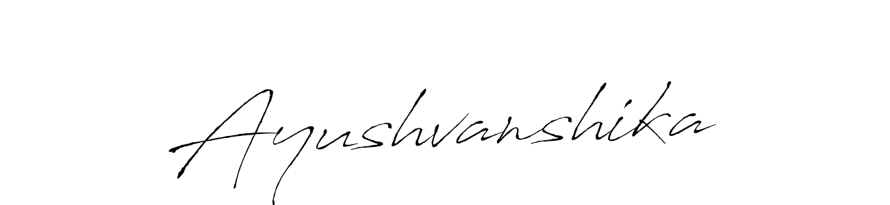 Also You can easily find your signature by using the search form. We will create Ayushvanshika name handwritten signature images for you free of cost using Antro_Vectra sign style. Ayushvanshika signature style 6 images and pictures png