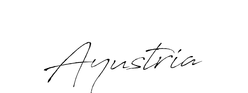 Make a beautiful signature design for name Ayustria. With this signature (Antro_Vectra) style, you can create a handwritten signature for free. Ayustria signature style 6 images and pictures png