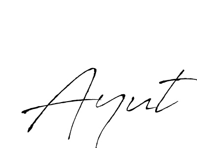 Make a beautiful signature design for name Ayut. Use this online signature maker to create a handwritten signature for free. Ayut signature style 6 images and pictures png