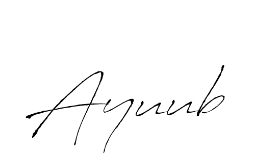 Use a signature maker to create a handwritten signature online. With this signature software, you can design (Antro_Vectra) your own signature for name Ayuub. Ayuub signature style 6 images and pictures png