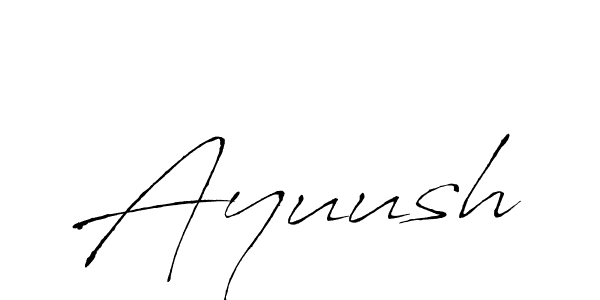 Ayuush stylish signature style. Best Handwritten Sign (Antro_Vectra) for my name. Handwritten Signature Collection Ideas for my name Ayuush. Ayuush signature style 6 images and pictures png