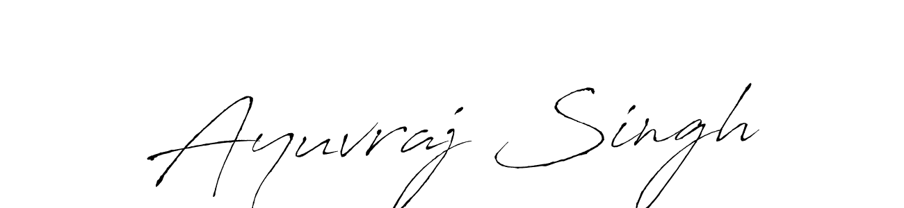 The best way (Antro_Vectra) to make a short signature is to pick only two or three words in your name. The name Ayuvraj Singh include a total of six letters. For converting this name. Ayuvraj Singh signature style 6 images and pictures png