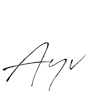 Once you've used our free online signature maker to create your best signature Antro_Vectra style, it's time to enjoy all of the benefits that Ayv name signing documents. Ayv signature style 6 images and pictures png