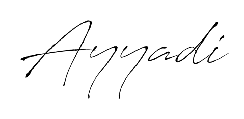 Personalize your online presence with Ayyadi signature rendered in elegant Antro_Vectra font. Great for website footers and blogs. Ayyadi signature style 6 images and pictures png