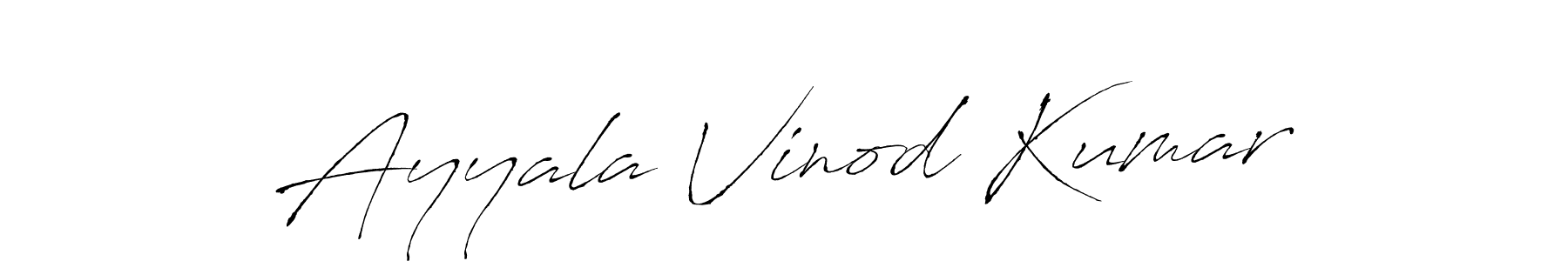 Also we have Ayyala Vinod Kumar name is the best signature style. Create professional handwritten signature collection using Antro_Vectra autograph style. Ayyala Vinod Kumar signature style 6 images and pictures png