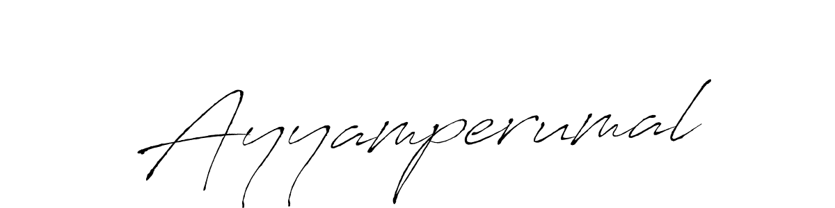 Make a beautiful signature design for name Ayyamperumal. With this signature (Antro_Vectra) style, you can create a handwritten signature for free. Ayyamperumal signature style 6 images and pictures png