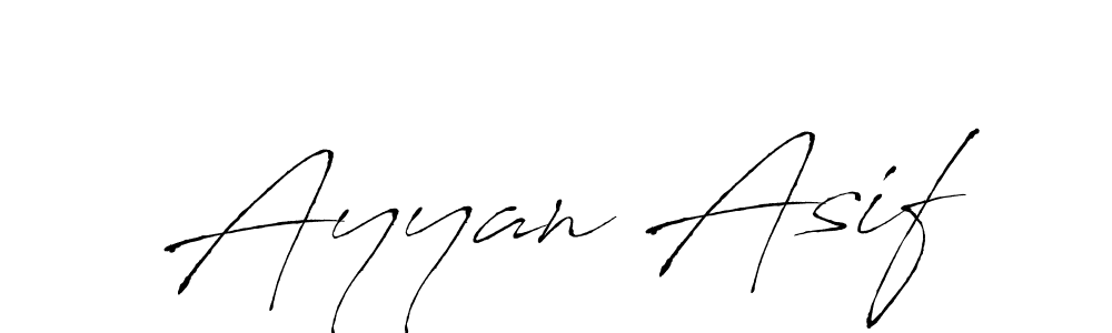 Ayyan Asif stylish signature style. Best Handwritten Sign (Antro_Vectra) for my name. Handwritten Signature Collection Ideas for my name Ayyan Asif. Ayyan Asif signature style 6 images and pictures png