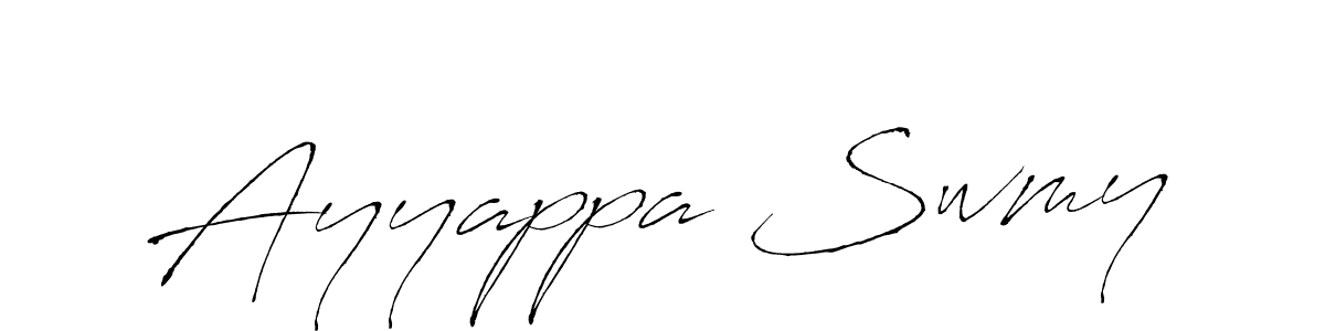 Ayyappa Swmy stylish signature style. Best Handwritten Sign (Antro_Vectra) for my name. Handwritten Signature Collection Ideas for my name Ayyappa Swmy. Ayyappa Swmy signature style 6 images and pictures png