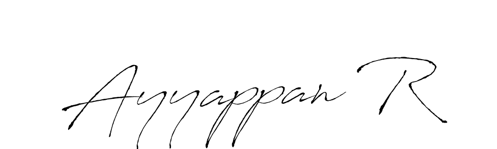 Antro_Vectra is a professional signature style that is perfect for those who want to add a touch of class to their signature. It is also a great choice for those who want to make their signature more unique. Get Ayyappan R name to fancy signature for free. Ayyappan R signature style 6 images and pictures png