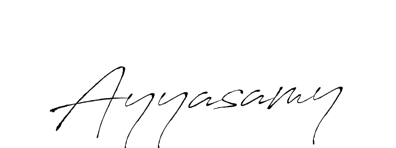 Also we have Ayyasamy name is the best signature style. Create professional handwritten signature collection using Antro_Vectra autograph style. Ayyasamy signature style 6 images and pictures png