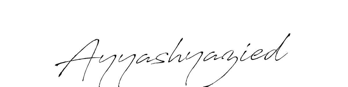 Create a beautiful signature design for name Ayyashyazied. With this signature (Antro_Vectra) fonts, you can make a handwritten signature for free. Ayyashyazied signature style 6 images and pictures png