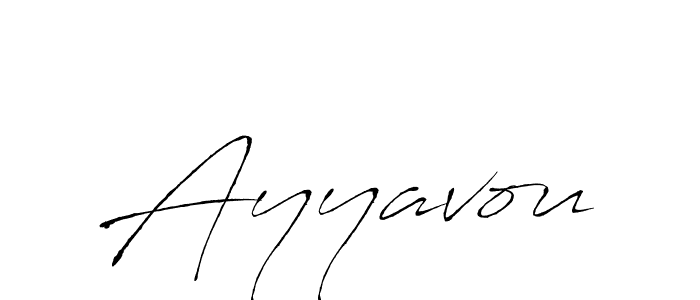 How to make Ayyavou name signature. Use Antro_Vectra style for creating short signs online. This is the latest handwritten sign. Ayyavou signature style 6 images and pictures png