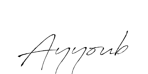 Antro_Vectra is a professional signature style that is perfect for those who want to add a touch of class to their signature. It is also a great choice for those who want to make their signature more unique. Get Ayyoub name to fancy signature for free. Ayyoub signature style 6 images and pictures png