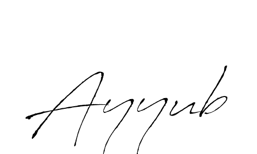 Design your own signature with our free online signature maker. With this signature software, you can create a handwritten (Antro_Vectra) signature for name Ayyub. Ayyub signature style 6 images and pictures png