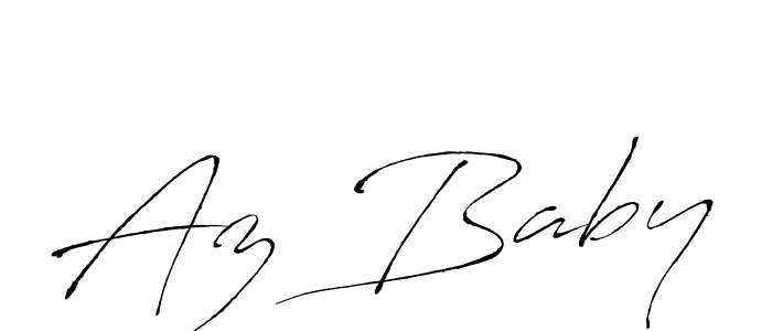 Also we have Az Baby name is the best signature style. Create professional handwritten signature collection using Antro_Vectra autograph style. Az Baby signature style 6 images and pictures png