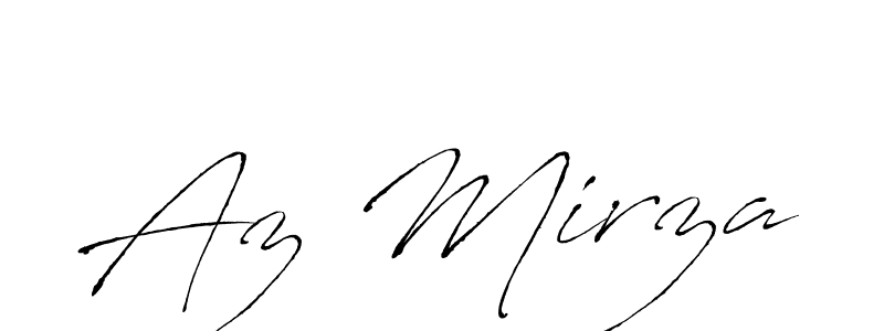 How to make Az Mirza signature? Antro_Vectra is a professional autograph style. Create handwritten signature for Az Mirza name. Az Mirza signature style 6 images and pictures png