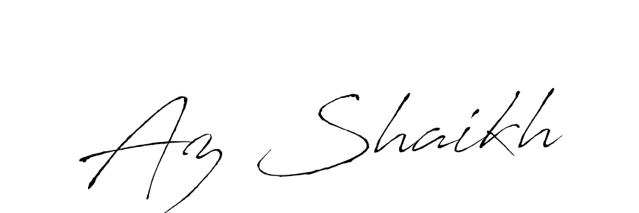 You should practise on your own different ways (Antro_Vectra) to write your name (Az Shaikh) in signature. don't let someone else do it for you. Az Shaikh signature style 6 images and pictures png