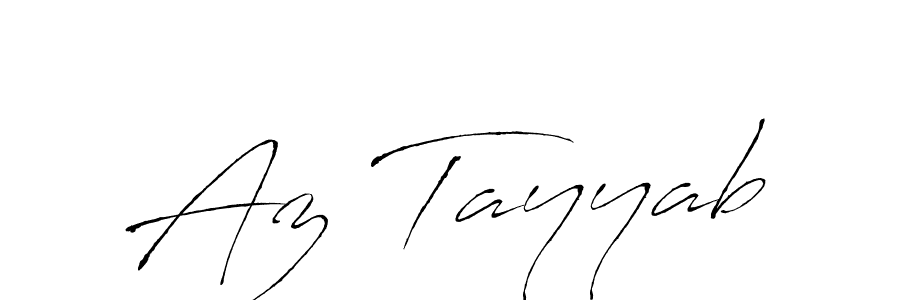 Make a beautiful signature design for name Az Tayyab. With this signature (Antro_Vectra) style, you can create a handwritten signature for free. Az Tayyab signature style 6 images and pictures png