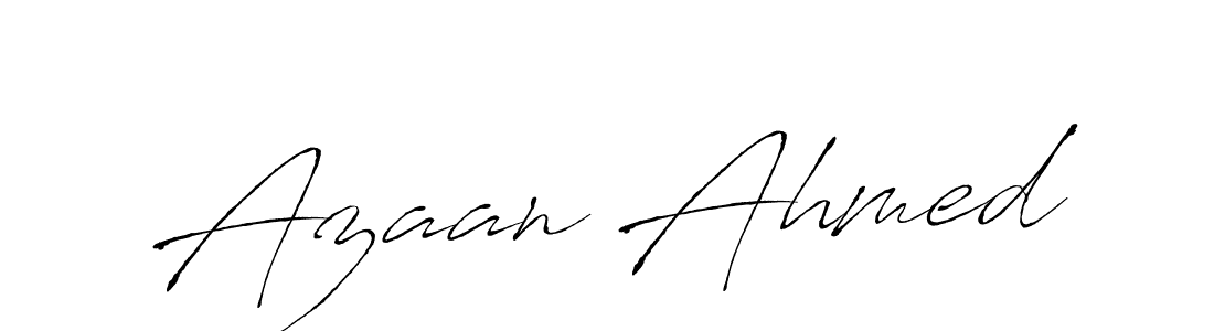 Use a signature maker to create a handwritten signature online. With this signature software, you can design (Antro_Vectra) your own signature for name Azaan Ahmed. Azaan Ahmed signature style 6 images and pictures png