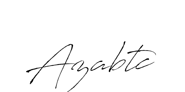 Antro_Vectra is a professional signature style that is perfect for those who want to add a touch of class to their signature. It is also a great choice for those who want to make their signature more unique. Get Azabtc name to fancy signature for free. Azabtc signature style 6 images and pictures png