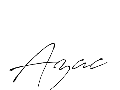 Make a beautiful signature design for name Azac. With this signature (Antro_Vectra) style, you can create a handwritten signature for free. Azac signature style 6 images and pictures png