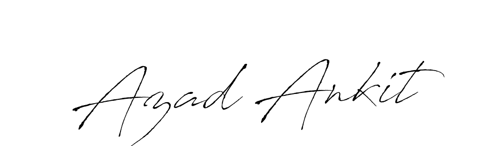 Use a signature maker to create a handwritten signature online. With this signature software, you can design (Antro_Vectra) your own signature for name Azad Ankit. Azad Ankit signature style 6 images and pictures png