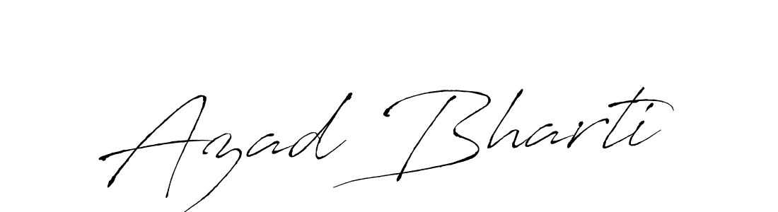 Azad Bharti stylish signature style. Best Handwritten Sign (Antro_Vectra) for my name. Handwritten Signature Collection Ideas for my name Azad Bharti. Azad Bharti signature style 6 images and pictures png