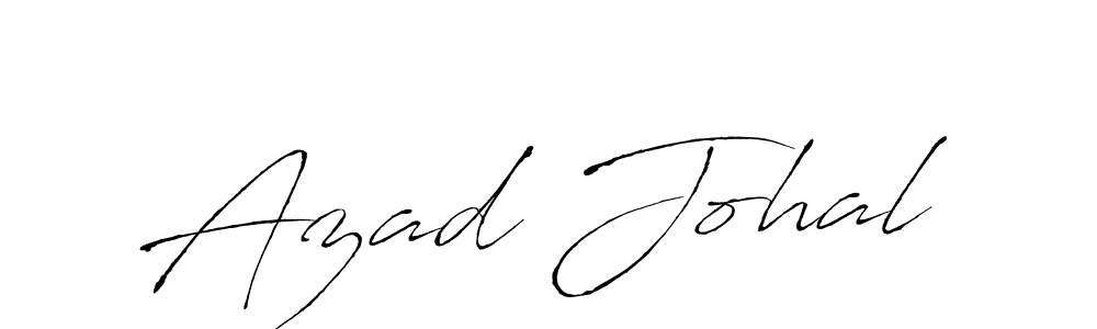 Make a beautiful signature design for name Azad Johal. Use this online signature maker to create a handwritten signature for free. Azad Johal signature style 6 images and pictures png