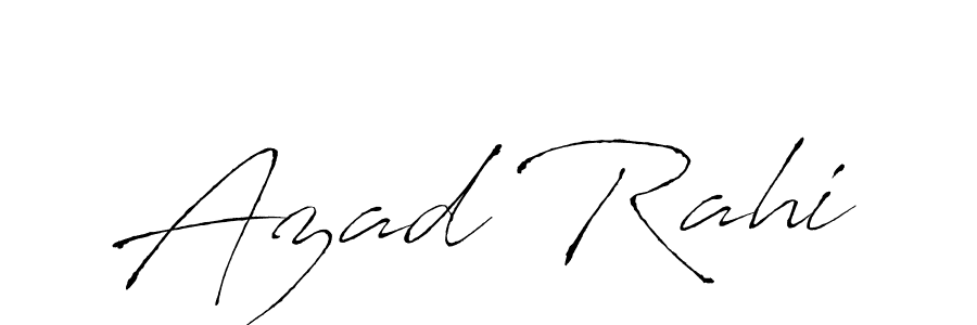 Azad Rahi stylish signature style. Best Handwritten Sign (Antro_Vectra) for my name. Handwritten Signature Collection Ideas for my name Azad Rahi. Azad Rahi signature style 6 images and pictures png