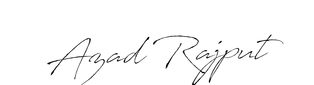 Use a signature maker to create a handwritten signature online. With this signature software, you can design (Antro_Vectra) your own signature for name Azad Rajput. Azad Rajput signature style 6 images and pictures png