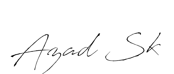 Azad Sk stylish signature style. Best Handwritten Sign (Antro_Vectra) for my name. Handwritten Signature Collection Ideas for my name Azad Sk. Azad Sk signature style 6 images and pictures png