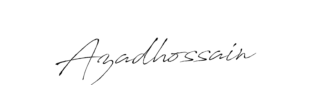 Also we have Azadhossain name is the best signature style. Create professional handwritten signature collection using Antro_Vectra autograph style. Azadhossain signature style 6 images and pictures png